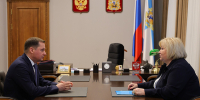 Александр Цыбульский обсудил с депутатом Госдумы РФ Еленой Вторыгиной подготовку к выездному заседанию Всероссийского семейного совета - Сетевое издание Север