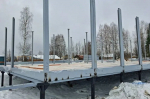 В Урдоме продолжается возведение модульной больницы